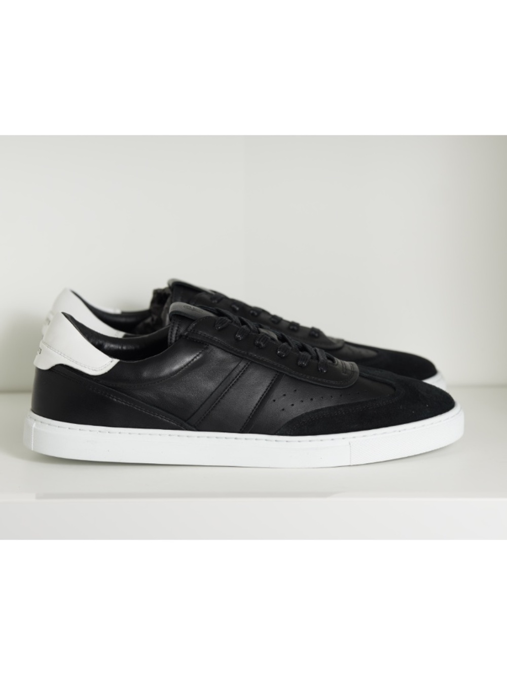 $215 GREATS Charlie Black White Lace Up Leather Sneakers Men 11 M